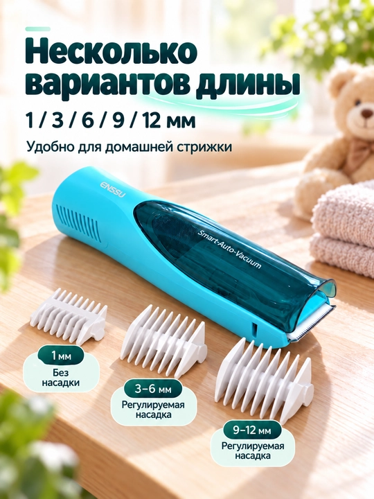 Детская машинка с вакуумным сбором волос, тихая работа
