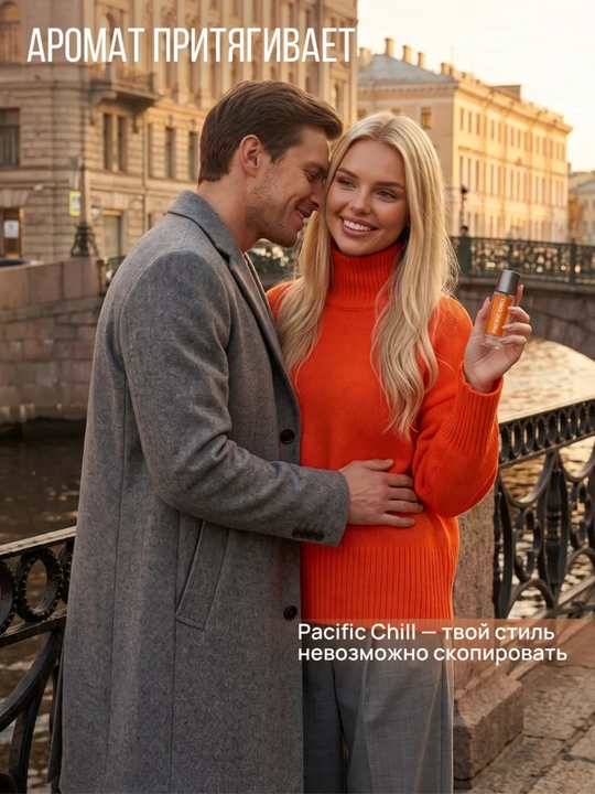 PACIFIC CHILL parfyumeri, unisex, 30 ml - yangi sitrus ifori