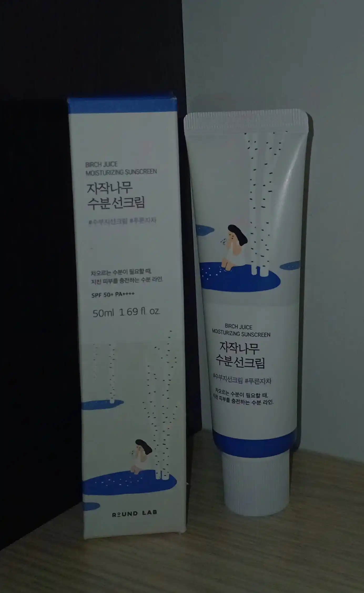 Солнцезащитный крем Round Lab Birch Juice Moisturizing Sunscreen SPF50+ PA++++, 50 мл