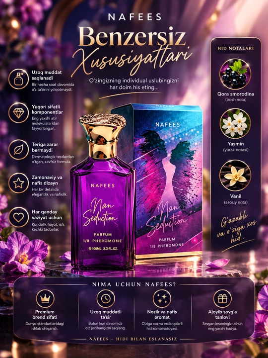 Спрей для тела Naseem Lamsa Aqua Perfume, 100 мл