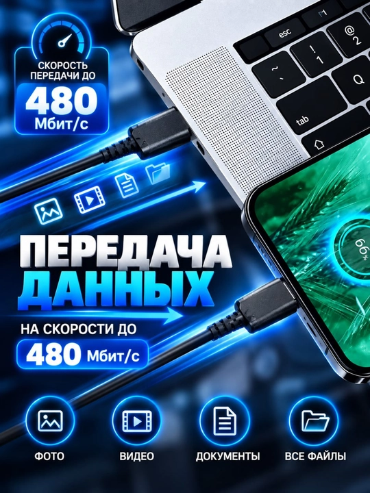 45W USB-C PD зарядное устройство и Type-C кабель 1,8 м 5A для телефонов