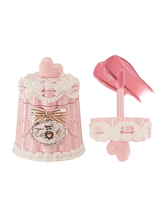 Flower Knows Sweetheart Bear seriyali lab uchun jel-tint, yorqin yaltiroq effekt - 