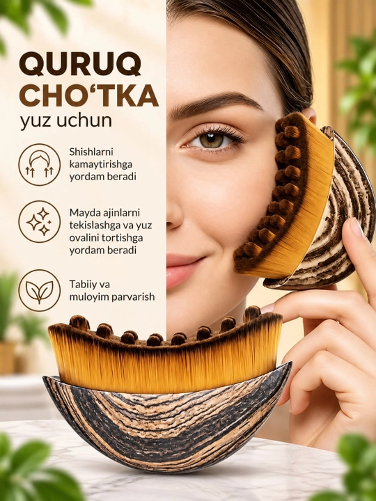 Massaj cho‘tkasi, yuz uchun massaj apparati - lifting