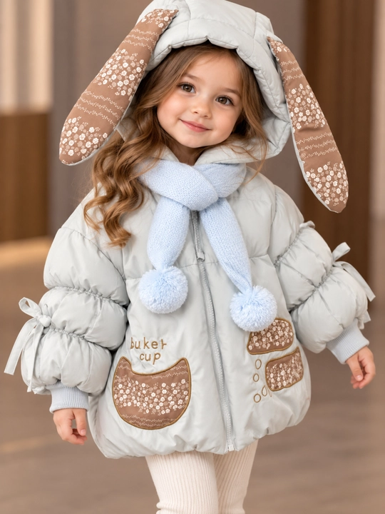 Детская одежда, тёплая куртка для девочек, зимняя куртка, 1–5 лет