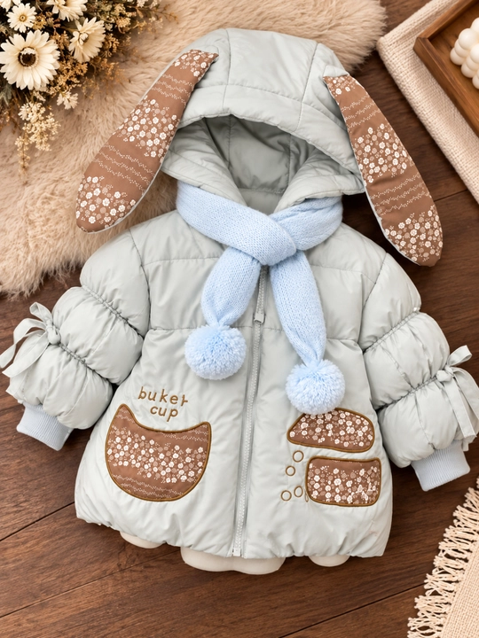 Детская одежда, тёплая куртка для девочек, зимняя куртка, 1–5 лет