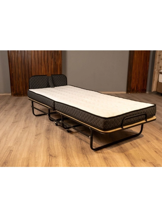 Star Hotel yig‘ma karavot 90×200 sm, ortopedik matras bilan, Turkiya