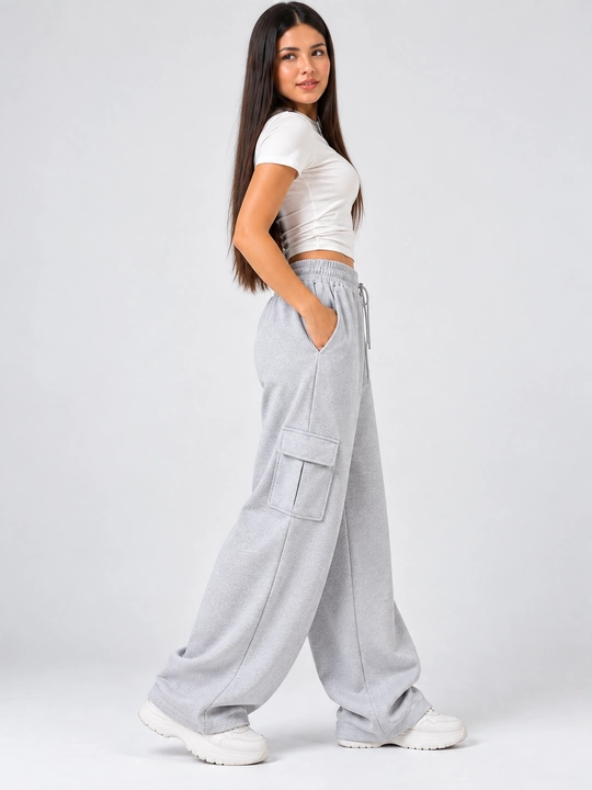 Ayollar jogger shimlari oversize 42–50, keng shalvar shim bahor-yoz-kuz