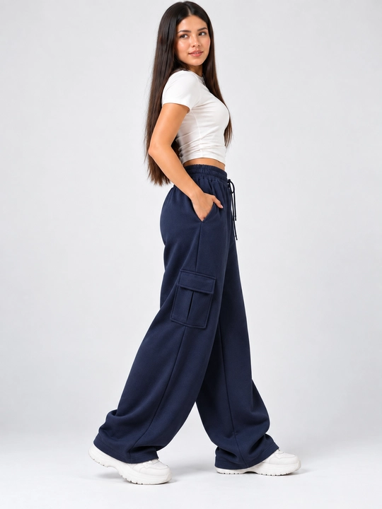 Ayollar jogger shimlari oversize 42–50, keng shalvar shim bahor-yoz-kuz