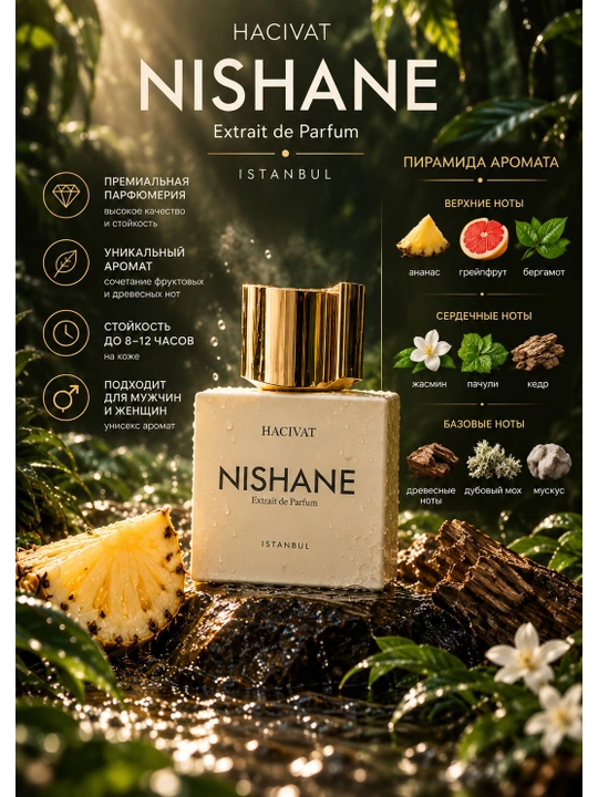 Nishane Hacivat Extrait de Parfum — парфюмерный экстракт, 5/10 мл