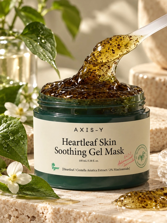 Tinchlantiruvchi gel niqob-AXIS-Y Heartleaf Skin Soothing Gel Mask