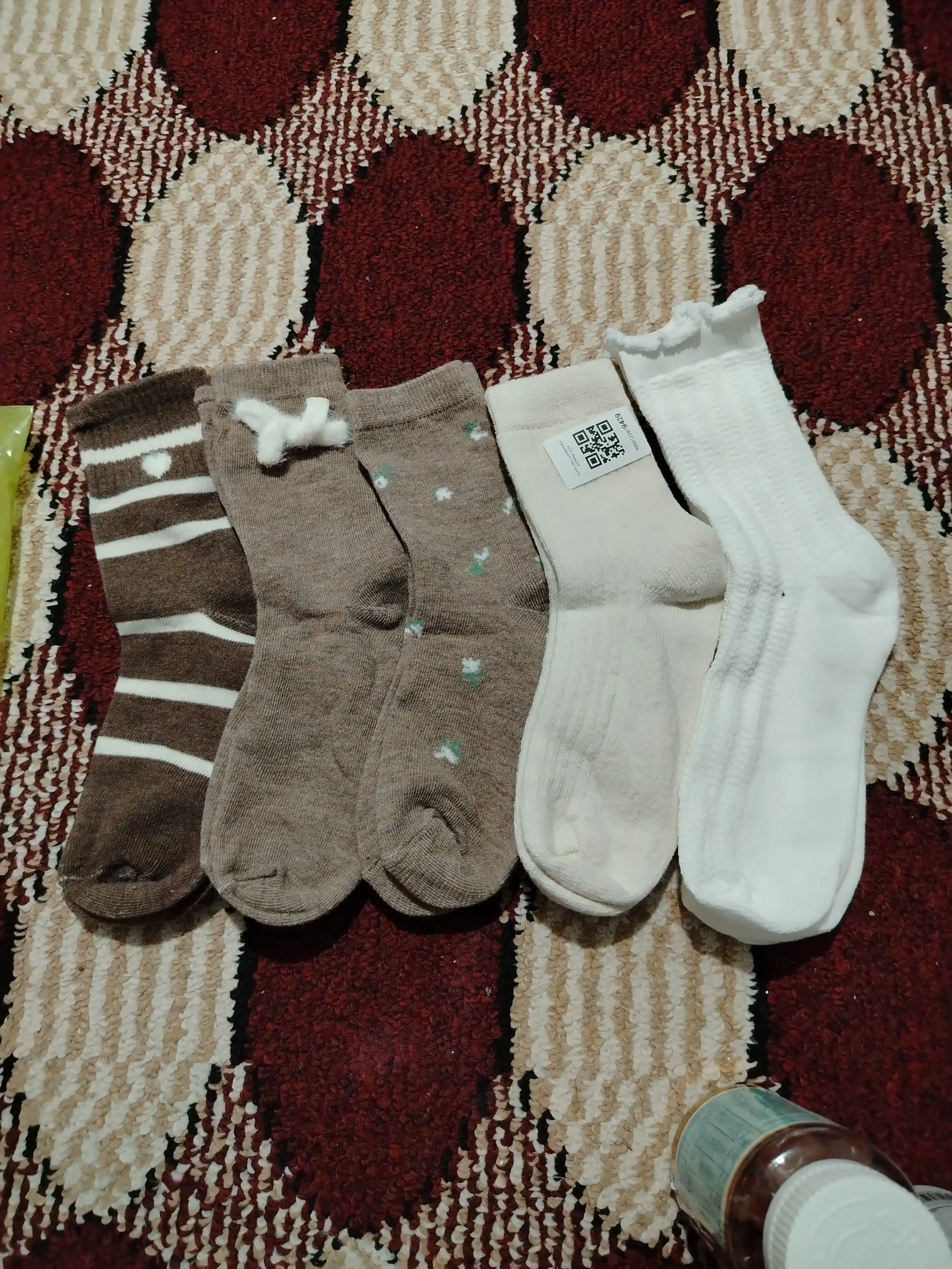 Qizlar uchun bolalar paypoqlari, issiq paypoqlar, kuz va qishga, 1 yoshdan 12 yoshgacha bo‘lgan bolalar uchun