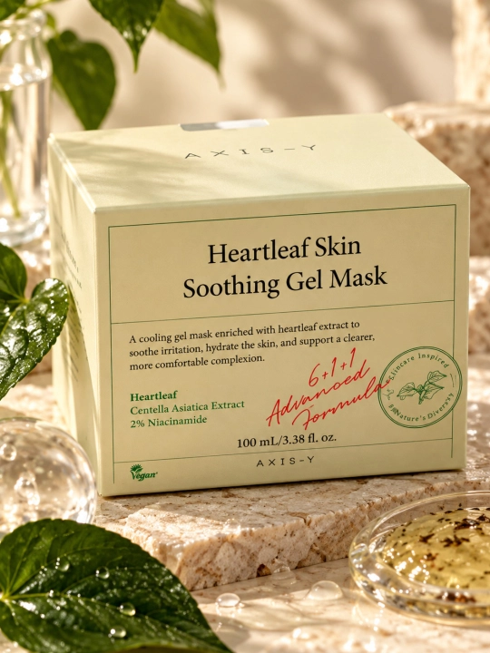 Tinchlantiruvchi gel niqob-AXIS-Y Heartleaf Skin Soothing Gel Mask