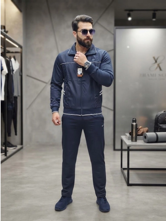 Erkaklar sport kostyumi, ziplamalik, ikki qismli to'plam