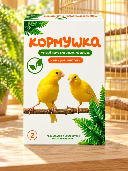 "Oziqlantiruvchi" oziqlantiruvchi - 2-sonli kanareykalar uchun aralashma, 500 g - 