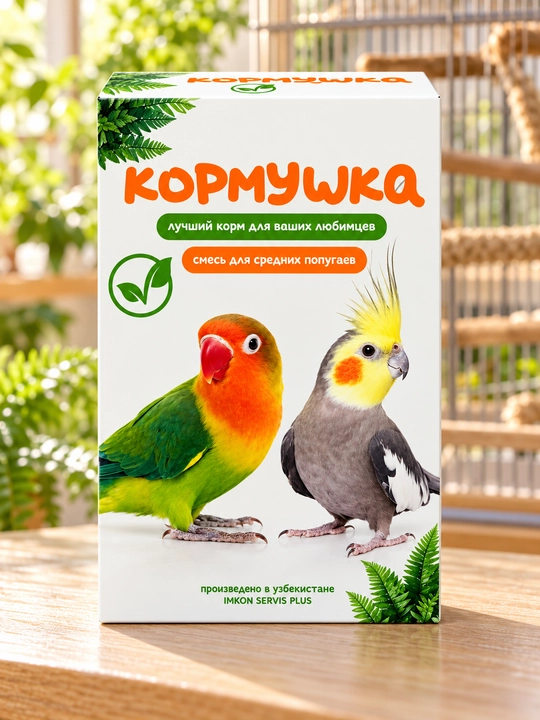 Oziqlantiruvchi - o'rtacha kattalikdagi to'tilar uchun aralashma, 500 g - 