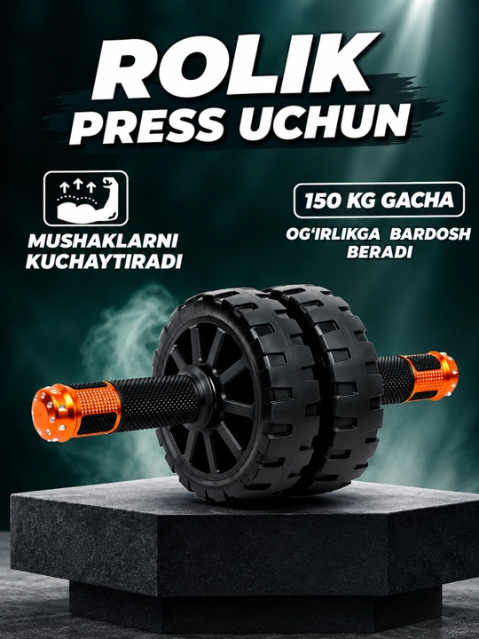 Press uchun rolik – Qorin mushaklarini kuchaytirish, 150 kg gacha - 