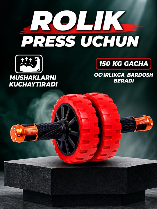 Press uchun rolik – Qorin mushaklarini kuchaytirish, 150 kg gacha - 