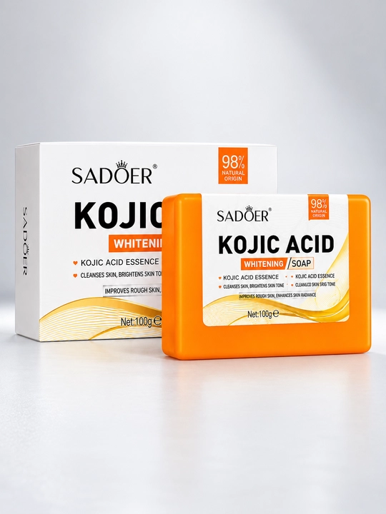 Мыло с койевой кислотой от акне и пигментации для лица,  100 грамм SADOER