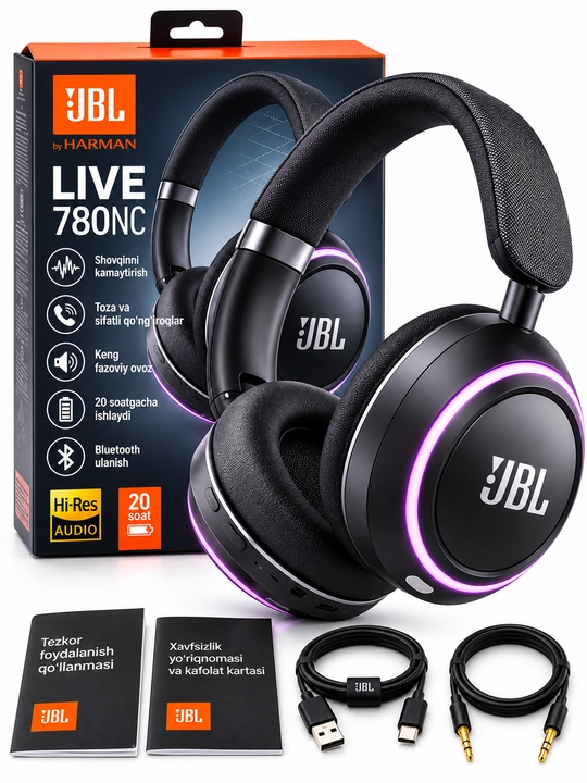 JBL LIVE 780NC беспроводные наушники, шумоподавление