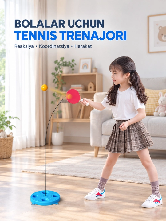 Bolalar uchun tenis trenajor, sport, sovg'a, bolalar sport o'yinchog'i, sport o'yinchog'i - 