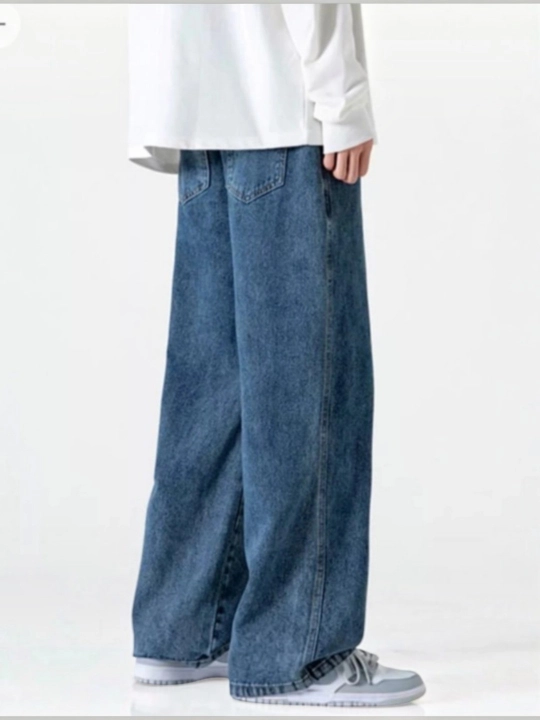 Мужские широкие джинсы в стиле Baggy оversize