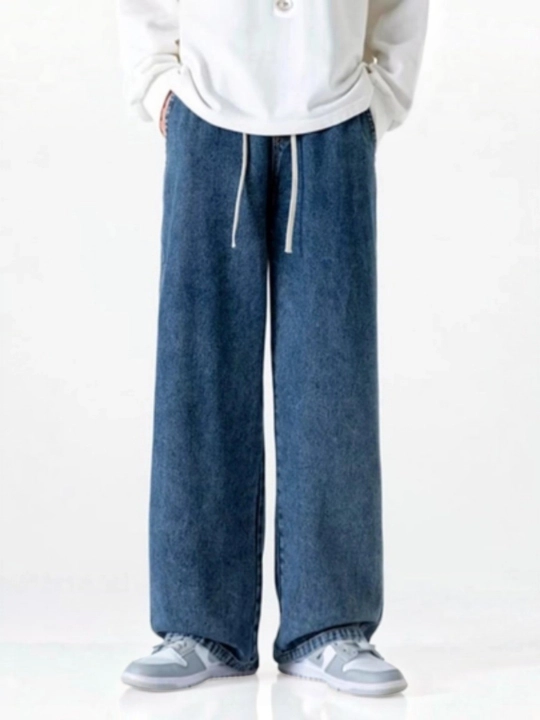 Мужские широкие джинсы в стиле Baggy оversize