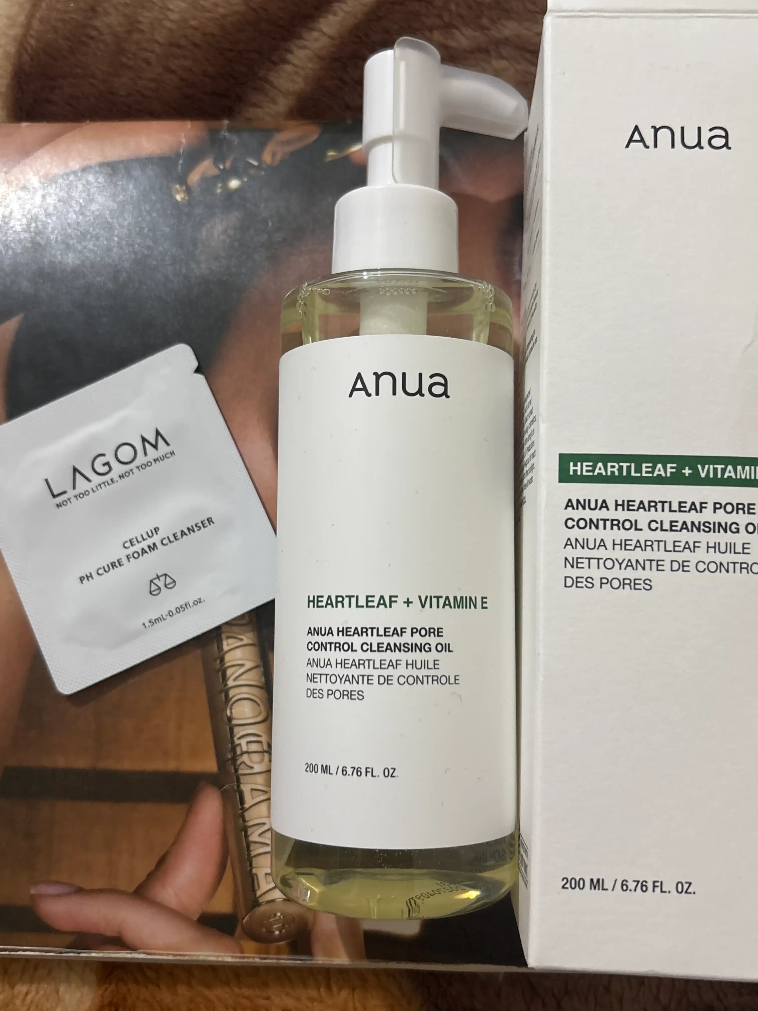 Anua — Gidrofil moy g‘ovaklarni tozalovchi, houttuyniya ekstrakti bilan, 200 ml