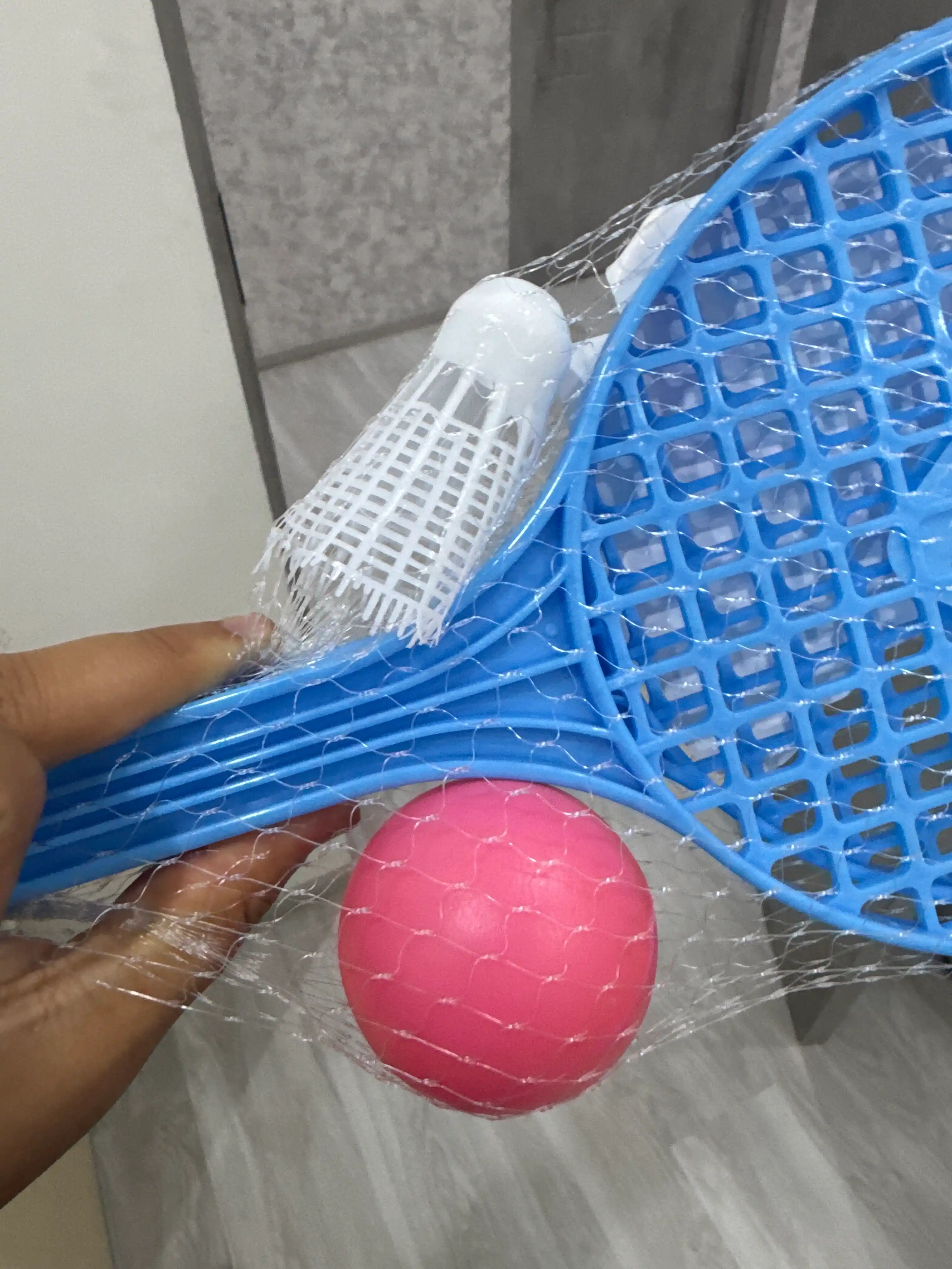 Bolalar uchun «Mini» badminton to‘plami, 2 ta raketka, volan va to‘p, 3 yoshdan