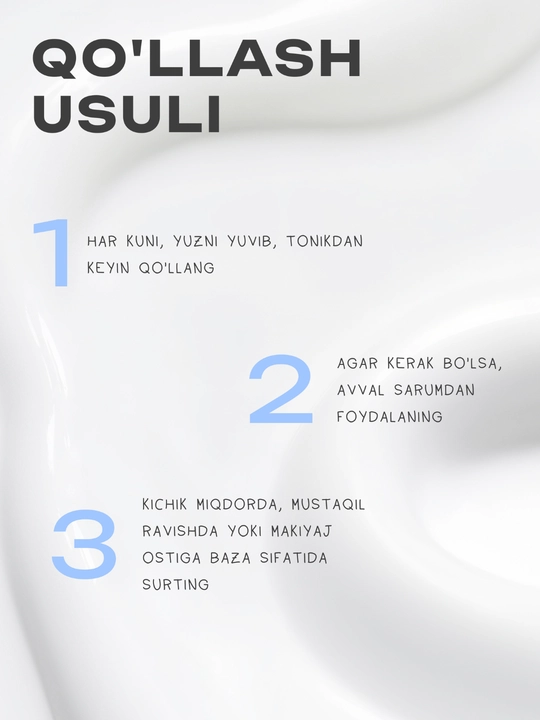 THE U Keep Calm Cream yuz uchun sentella kremi, namlantiruvchi va tinchlantiruvchi, 50 ml