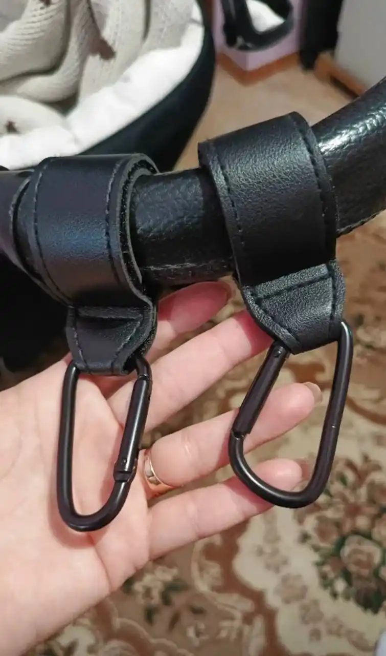 Aravacha kolyaska uchun universal ilgak karabin, sumka va paketlar uchun, 1 dona