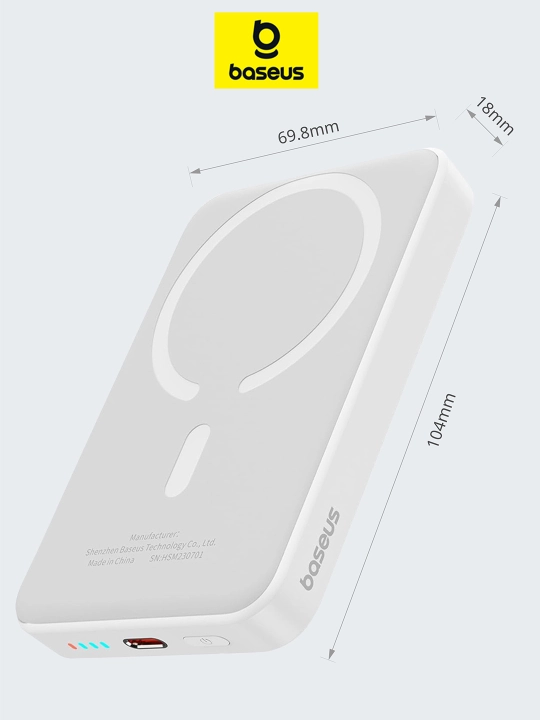 Внешний аккумулятор power bank magsafe, повербанк 20000 и powerbank 10000 Baseus