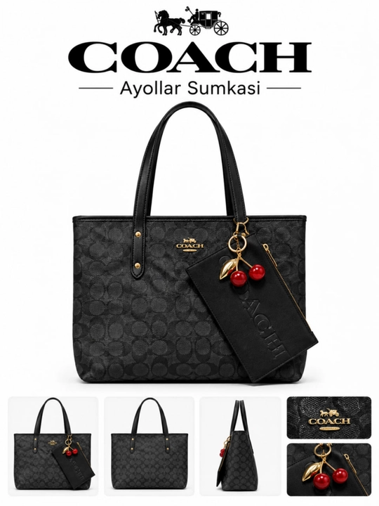 Женская сумка в стиле COACH, Crossbody — модель, которую носят через плечо - 