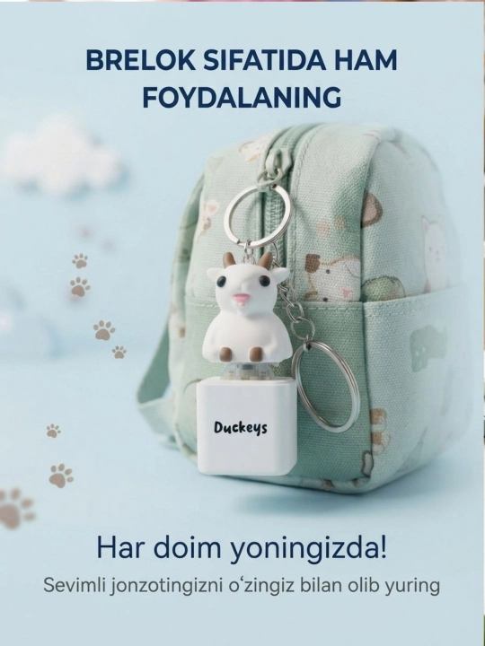 Antistress klaviatura brelok mini – klik tugmali fidget o‘yinchoq, stressni kamaytiradi