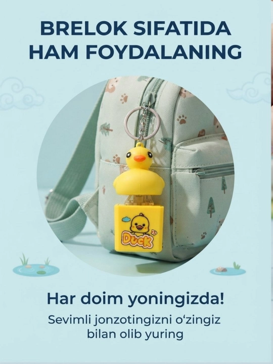 Antistress klaviatura brelok mini – klik tugmali fidget o‘yinchoq, stressni kamaytiradi