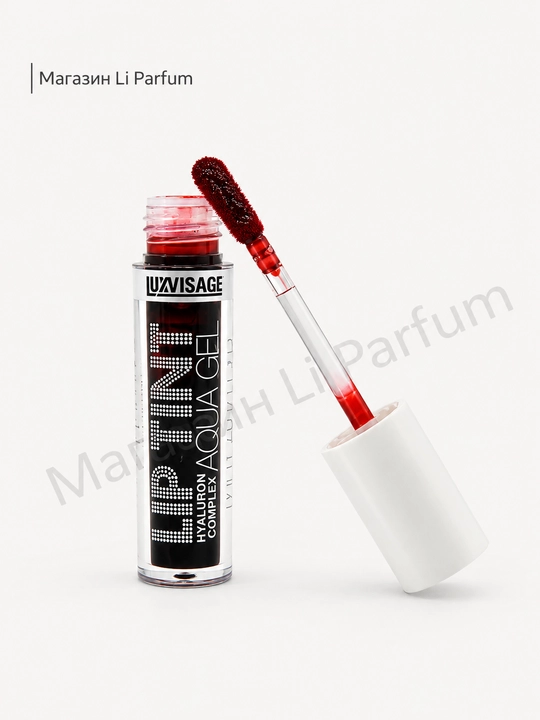 Тинт LUXVISAGE Aqua Gel Lip Tint водостойкий для губ с гиалуроном