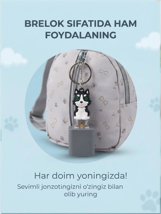 Antistress klaviatura brelok mini – klik tugmali fidget o‘yinchoq, stressni kamaytiradi