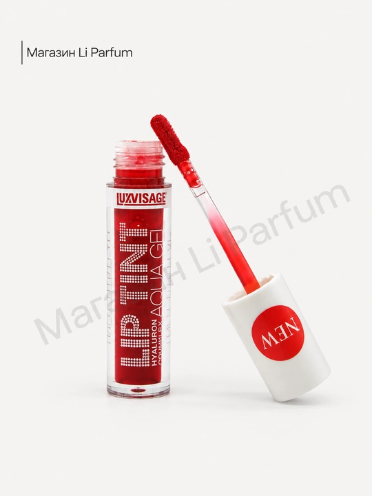 Тинт LUXVISAGE Aqua Gel Lip Tint водостойкий для губ с гиалуроном