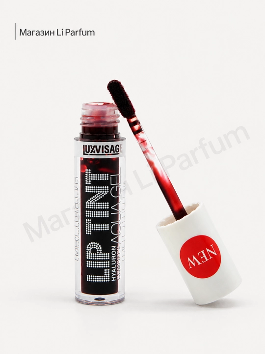 Тинт LUXVISAGE Aqua Gel Lip Tint водостойкий для губ с гиалуроном