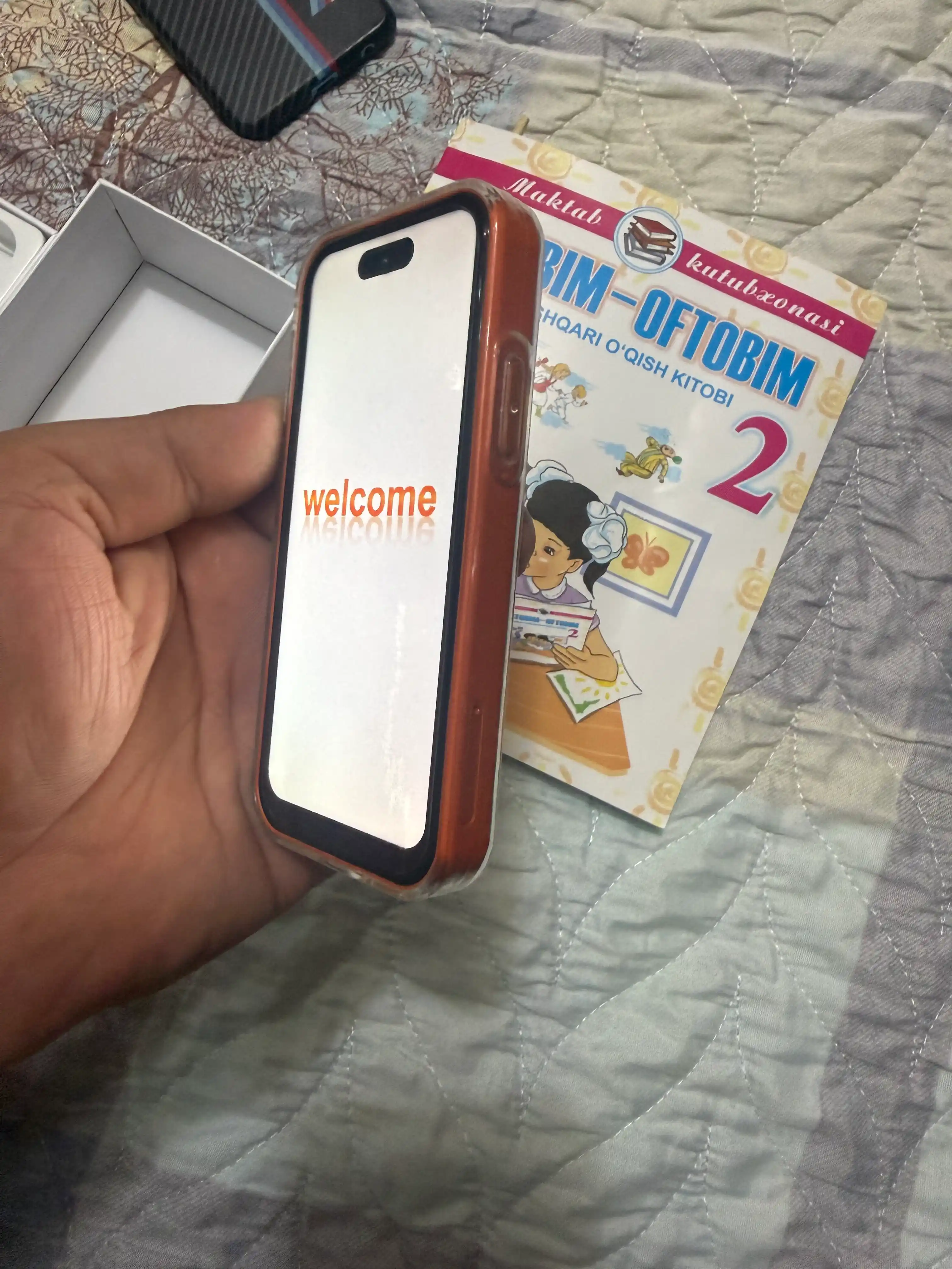 Mini smartfon sensorli telefon yosh bolalar uchun Android 12 xotirasi 2/16 Gb