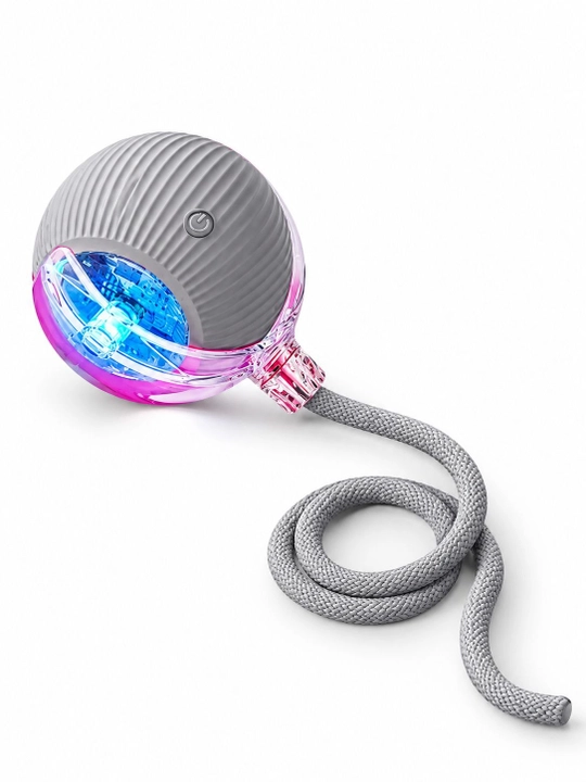 Интерактивный шар для кошек с автоматическим движением и LED-подсветкой
