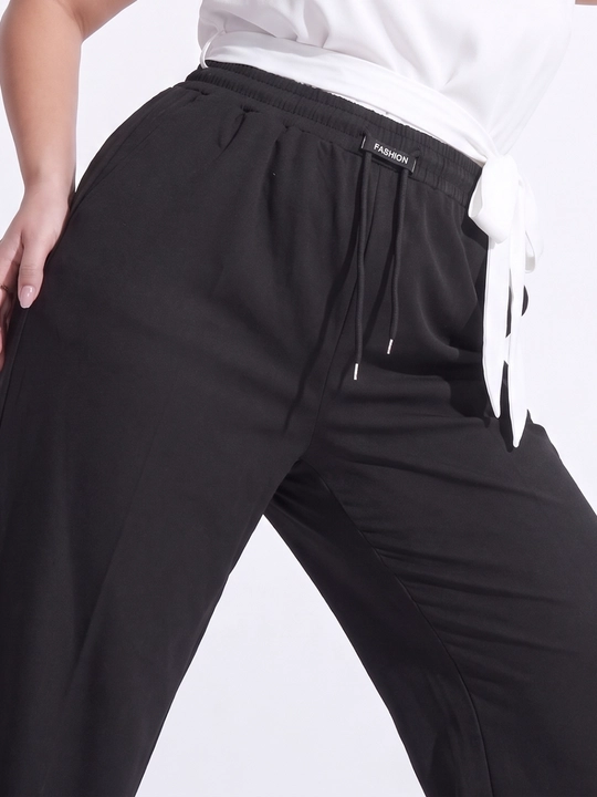 Ayollar palazzo shimi, keng, baland belli, klassik uslubda — ELLY FASHION
