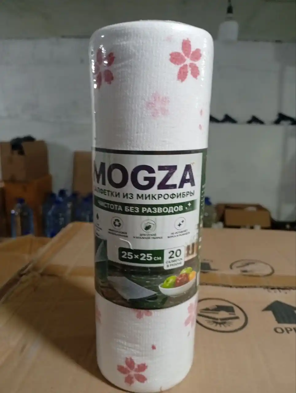 Tozalash va yuvish uchun ko'p qirrali qayta ishlatiladigan mikrofiber mato, 20 dona