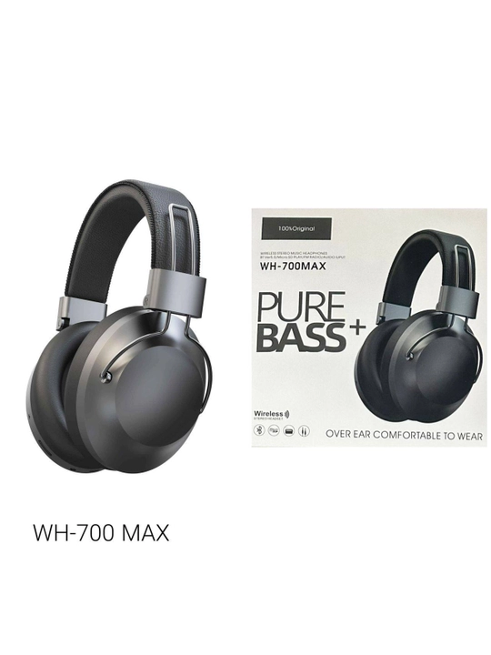 Беспроводные наушники WH-700 MAX. Звук Pure Bass, комфортная посадка - 