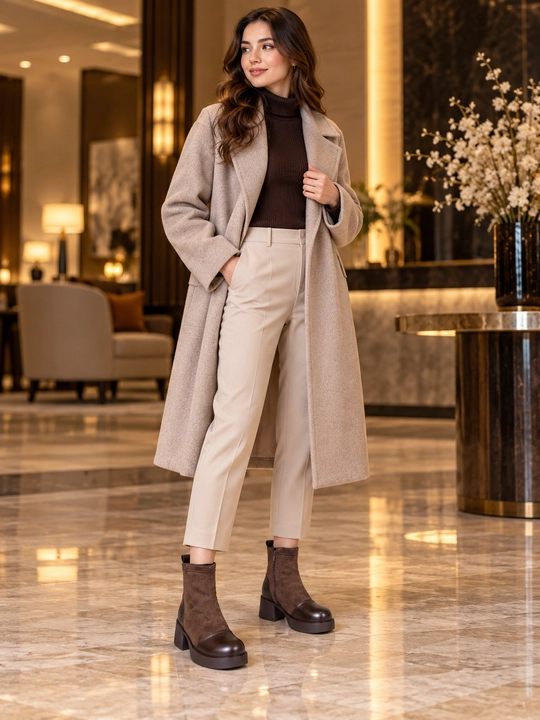 Ayollar va qizlar uchun mo‘ynali issiq qishki etiklar, 36–40 o‘lcham