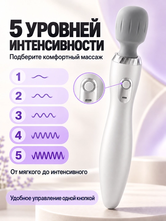 Bo‘yin, yelka, bel, oyoq va qo‘llar uchun mini elektr massajyor – USB orqali quvvatlanadi