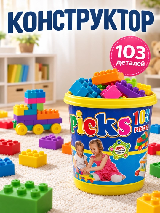 Детский конструктор Lego, детские игрушки лего конструктор - 