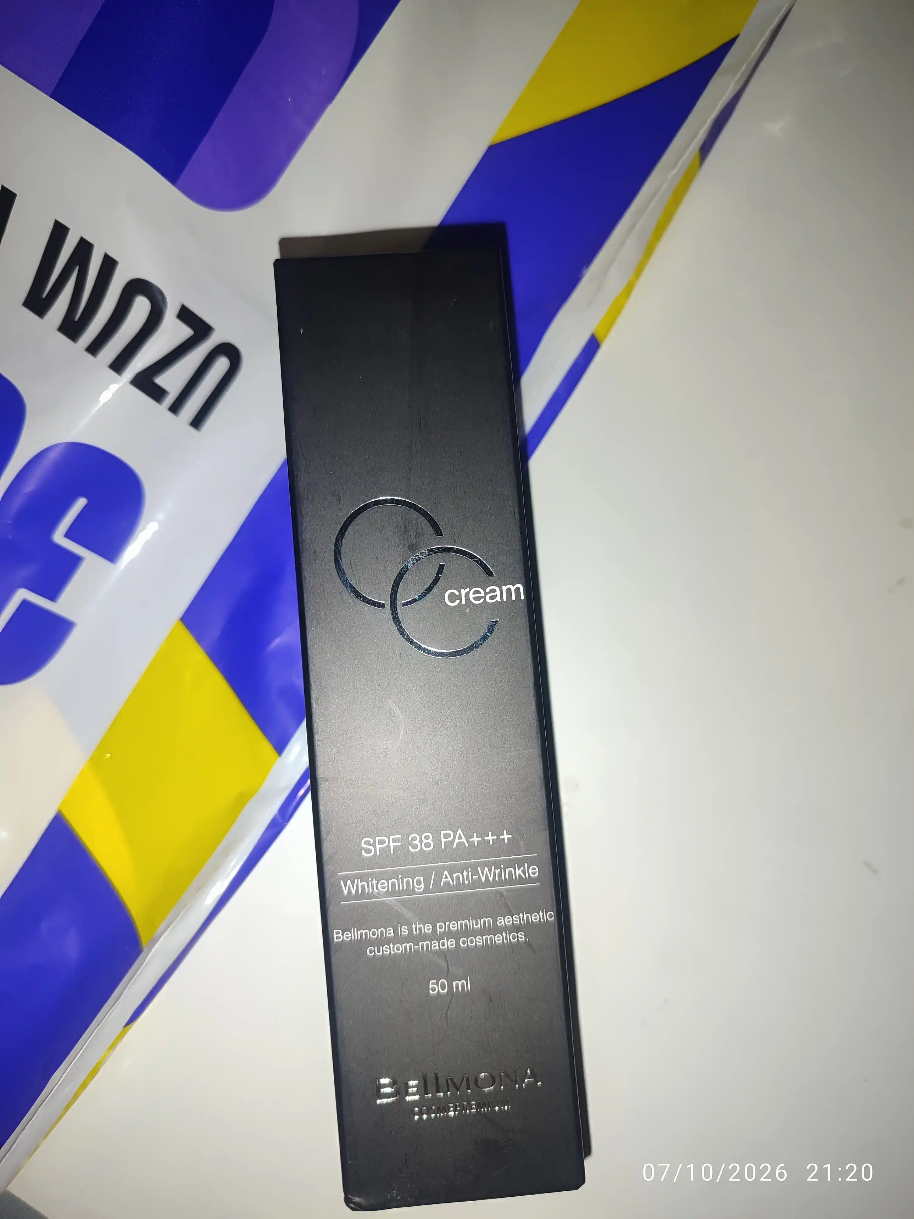 Крем для лица с осветляющим и антивозрастным уходом Bellmona CC Cream, SPF 38, PA+++, 50 м