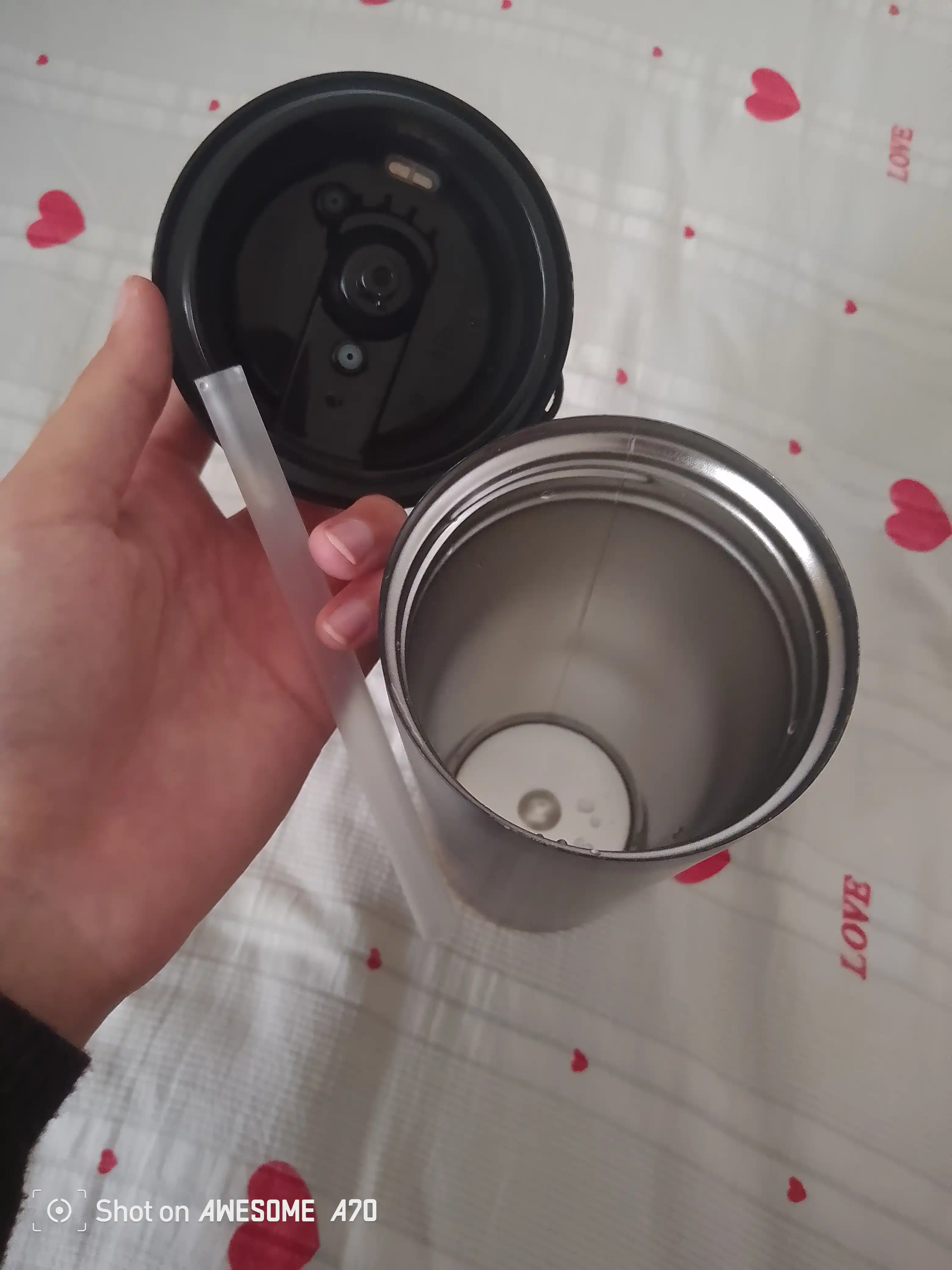 Kofe va choy uchun zanglamaydigan po‘latdan yasalgan 316 s termokranka (jo‘mrakli), 500 ml