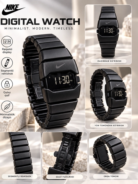 Erkaklar qo‘l soati Nike Digital Steel