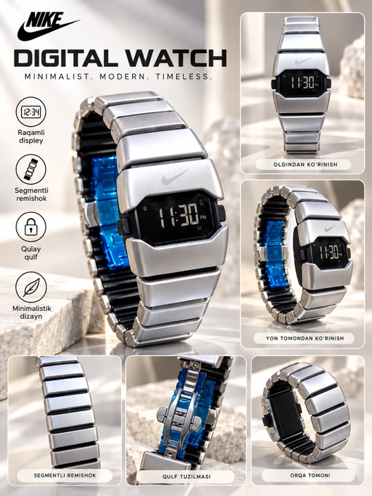 Erkaklar qo‘l soati Nike Digital Steel